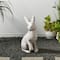 Glitzhome® 18" MGO Sitting Rabbit Garden Statue